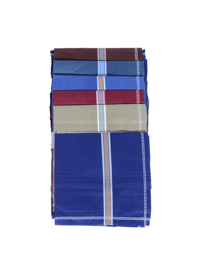 Kuber Industries Cotton Premium Collection Handkerchief|Easy Wash & Premium Cotton Fabric|Size 42 x 42 CM, Pack of 6 (Multicolour) - Image 4