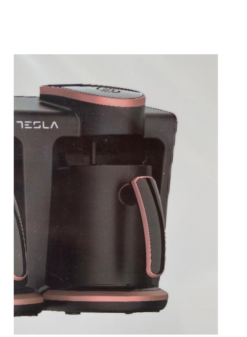 Tesla Coffee Maker 800W 250ml Dual Boiler Black and Copper TSL-CM200 - Image 3