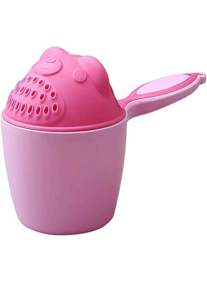 OLEWELL Rinse Shampoo Rinser Baby Rinse Cup Baby Bath Rinser Wash Hair Cup By Protecting Infant Eyes (Bear Pink) - Image 2