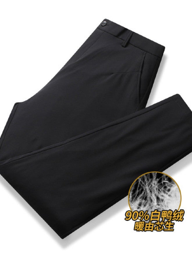 YaYa Casual And Simple Winter Down Pants For Men, Comfortable And Warm To Wear, Versatile And Trendy Men's Down Pants - Image 1