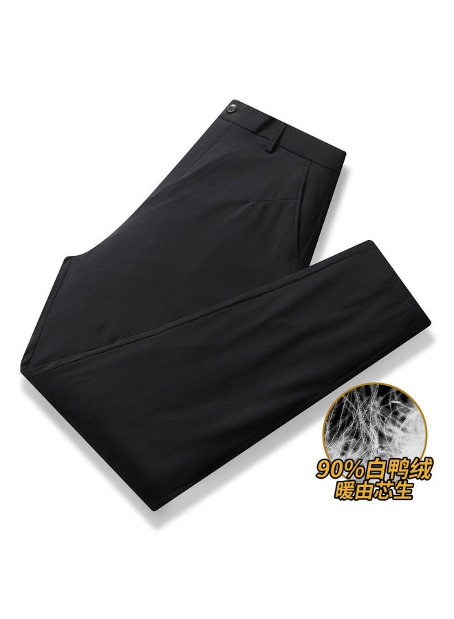 YaYa Casual And Simple Winter Down Pants For Men, Comfortable And Warm To Wear, Versatile And Trendy Men's Down Pants - Image 2