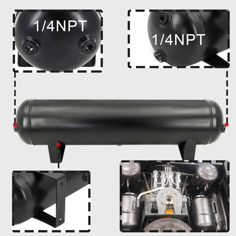 CNRAQR 5 Gallon Air Tank for Suspension and Air Ride Systems - Image 3