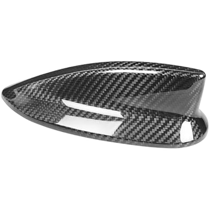 rayihni Compatible with Antenna Cover Shark Fin Trim Hood Real Carbon Fiber Automotive Roof Aerials for Acura Integre 2023 (Black) - Image 2