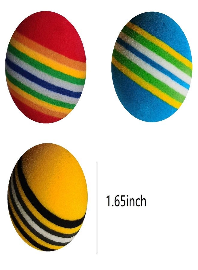 SHUYUE 24 Pcs Colorful Soft Foam Rainbow Play Balls For Pet Dog and Cat (42cm) Ethylene Vinyl Acetate - Image 2