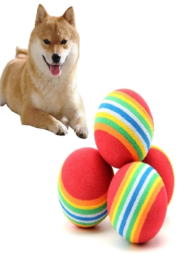 SHUYUE 24 Pcs Colorful Soft Foam Rainbow Play Balls For Pet Dog and Cat (42cm) Ethylene Vinyl Acetate - Image 4