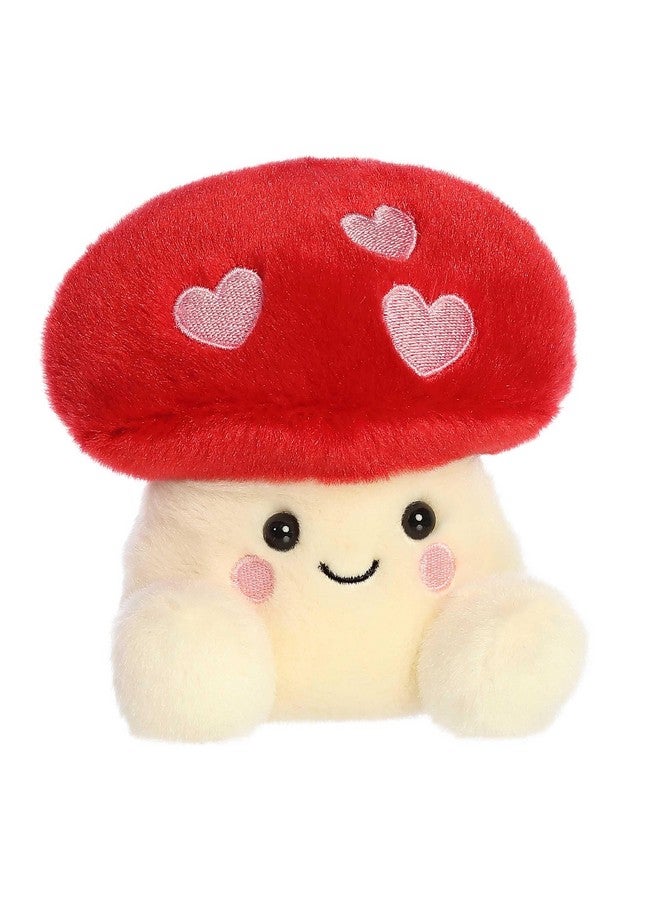 Aurora® Adorable Palm Pals™ Aislyn Heart Mushroom™ Stuffed Animal - Pocket-Sized Play - Collectable Fun - Red 5 Inches - Image 2