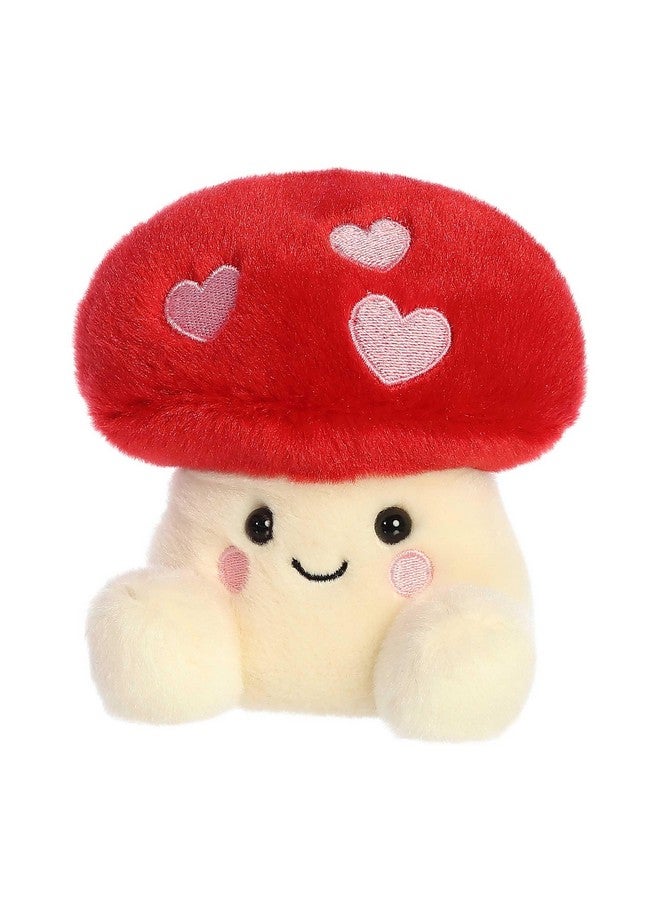 Aurora® Adorable Palm Pals™ Aislyn Heart Mushroom™ Stuffed Animal - Pocket-Sized Play - Collectable Fun - Red 5 Inches - Image 5