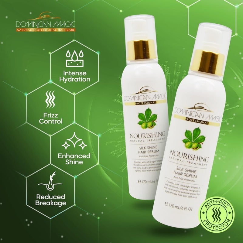 Dominican Magic Nourishing Silk Shine Hair Serum - 180ml - Image 3