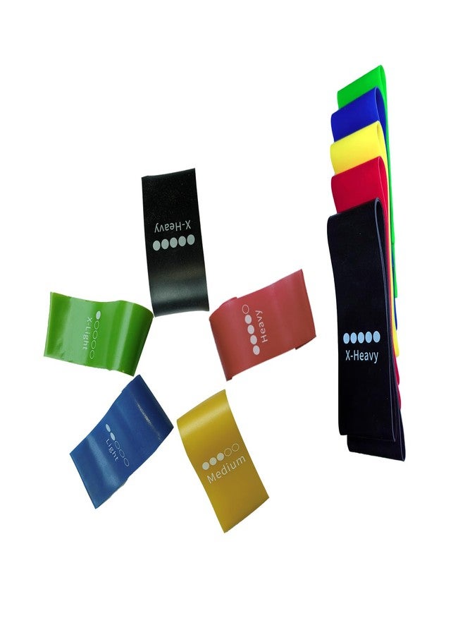 ZanXinY Resistance Bands for Working Out,Resistance Loop Exercise Bands for Physical Therapy, Yoga Starter Set of Stretch Bands for Booty Legs, Pilates Flexbands,Set of 5 - Image 1