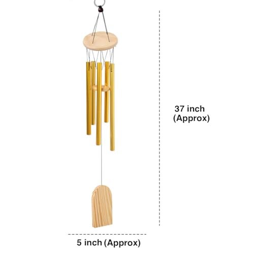 Crystu Fengshui Deep Sound Wind Chime, Wind Chimes for Home Positive Energy, Wind Chimes for Home Big Size - Image 5
