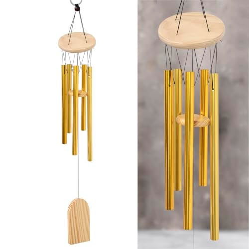 Crystu Fengshui Deep Sound Wind Chime, Wind Chimes for Home Positive Energy, Wind Chimes for Home Big Size - Image 1