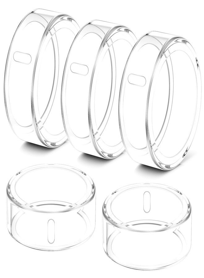 Hexasider 5 Pack Ring Cover Compatible with Oura Ring Gen 4/Oura Ring Gen 3 Horizon/Heritage, Abrasion-Resistant TPU Case for Oura Ring Protector Accessories for Oura Size 10 - Image 1