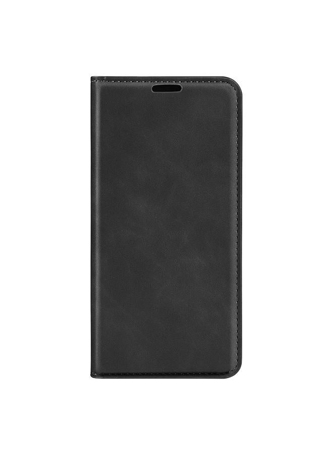 اس-توب جراب هاتف Realme GT 6 5G جراب هاتف جلدي مغناطيسي بتصميم ريترو - Image 2