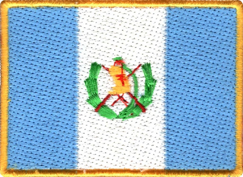 Generic Guatemala Flag Applique Embroidered Sweing Patch Suitable for Jackets, Bags, T-Shirts, Jeans, Pants, Outdoor Clothing ; Size: 7cm x 5cm ; Imported from Malaysia (1 Piece).  - Image 1