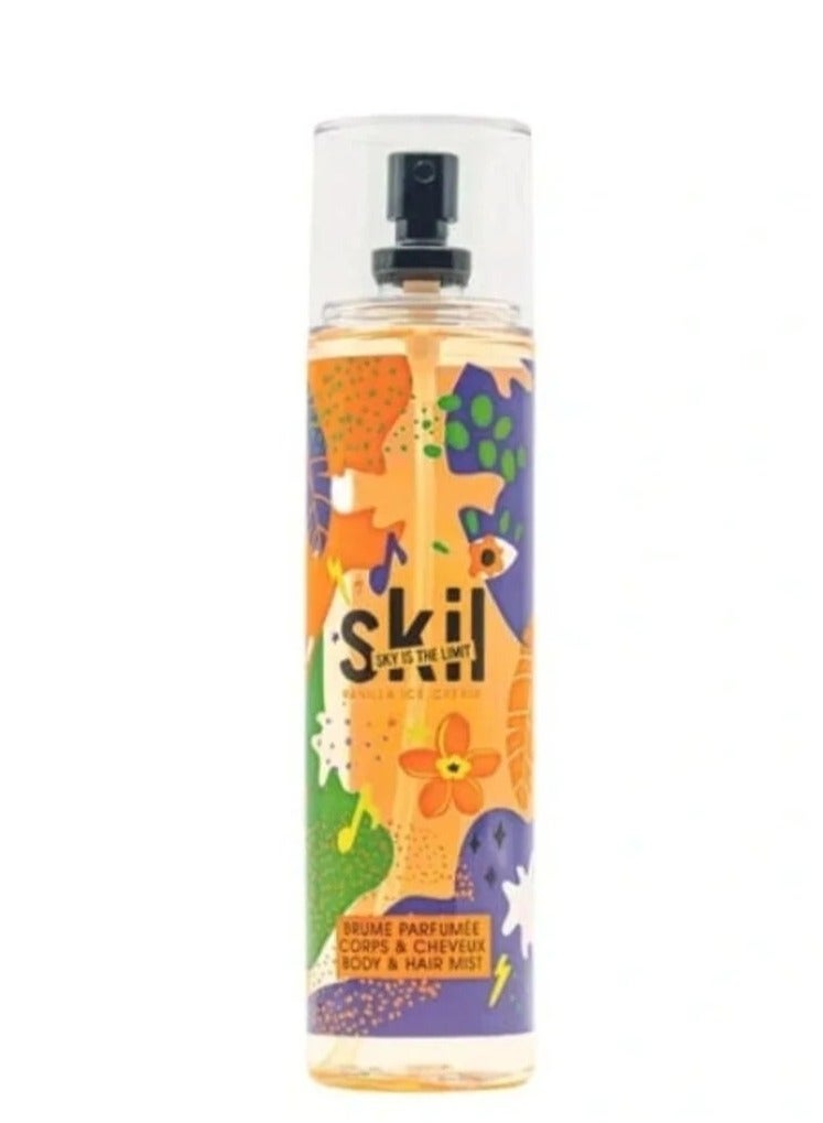 SKIL Body and Hair Mist Vanilla Ice Cream 250ml