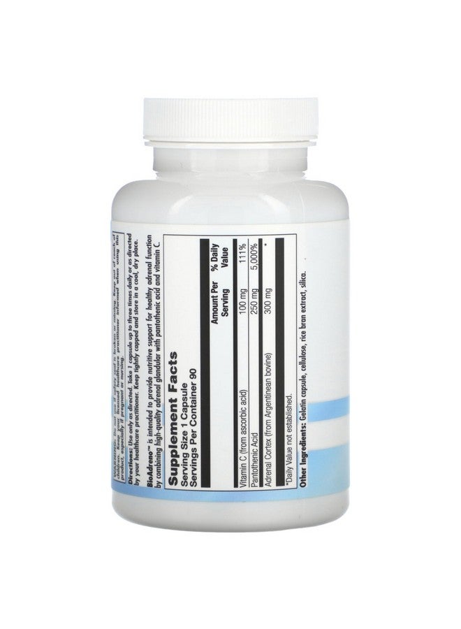Nutra Biogenesis BioAdreno - Antioxidant Supplement with Bovine Adrenal Cortex, Supports Cellular Energy and Nervous System Health for Women and Men - 90 Capsules - Image 2