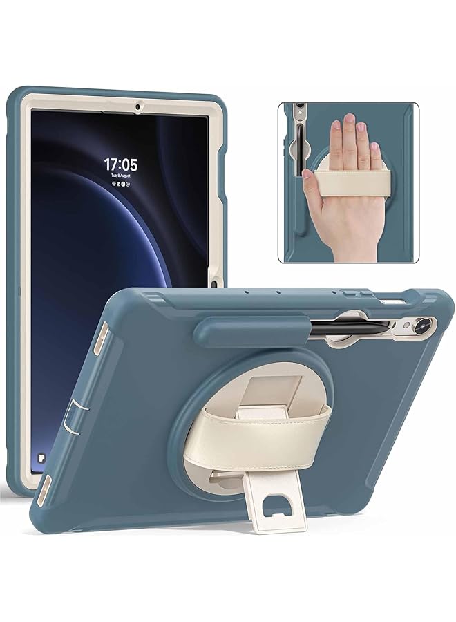 erorex Case For Galaxy Tab S9 Fe 5G S9 With Stylus Holder 11-Inch Shockproof Case For Samsung Tab S8 S7 Mauve 