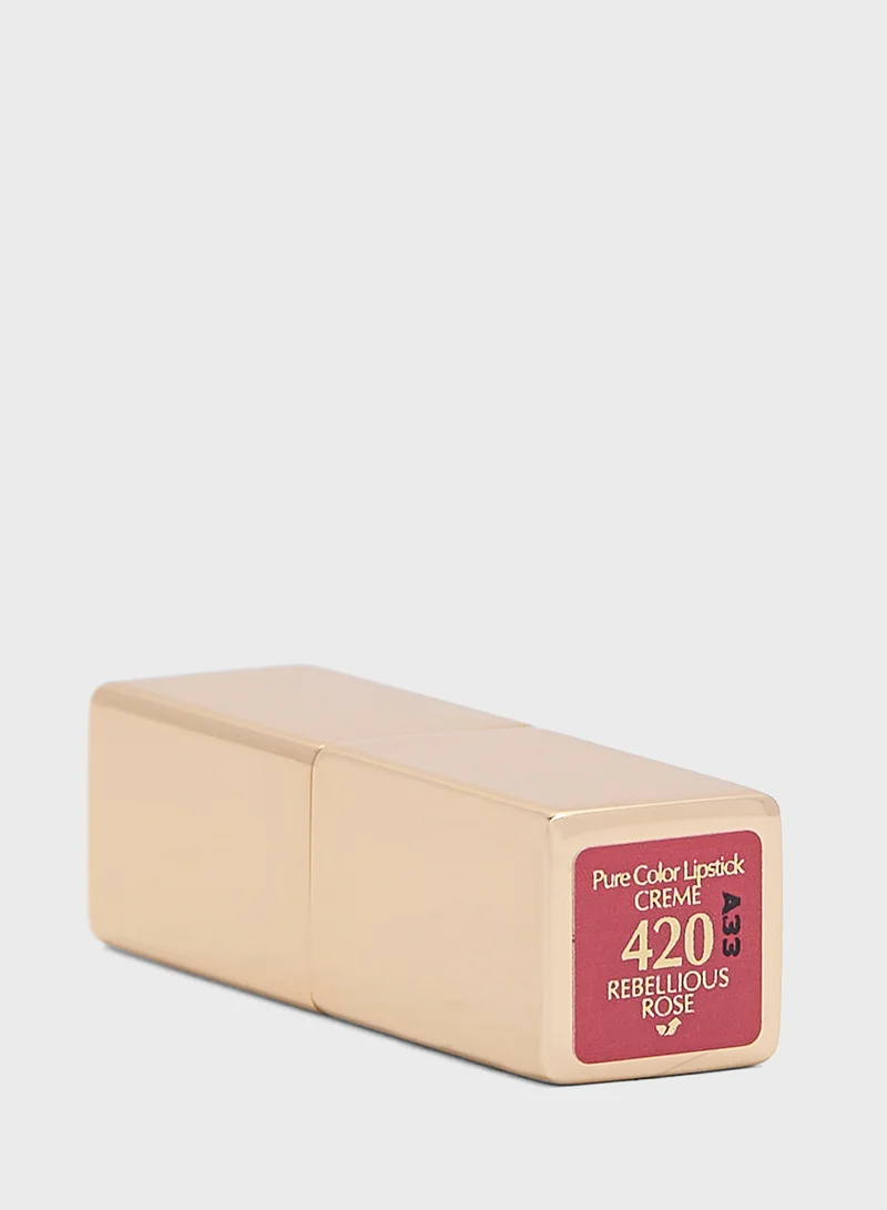 استي لودر Pure Color Mini Creme Lipstick - Rebellious Rose