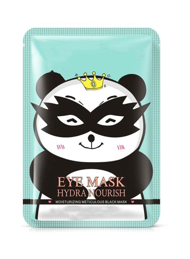 Generic Bamboo Charcoal Black Eye Mask Paper Disposable Eye Mask Disposable Blindfolds DIY Eye Mask Breathable Eye Mask Shuanglian Care Paper Tool Eye Patches Miss Facial Mask  - Image 2