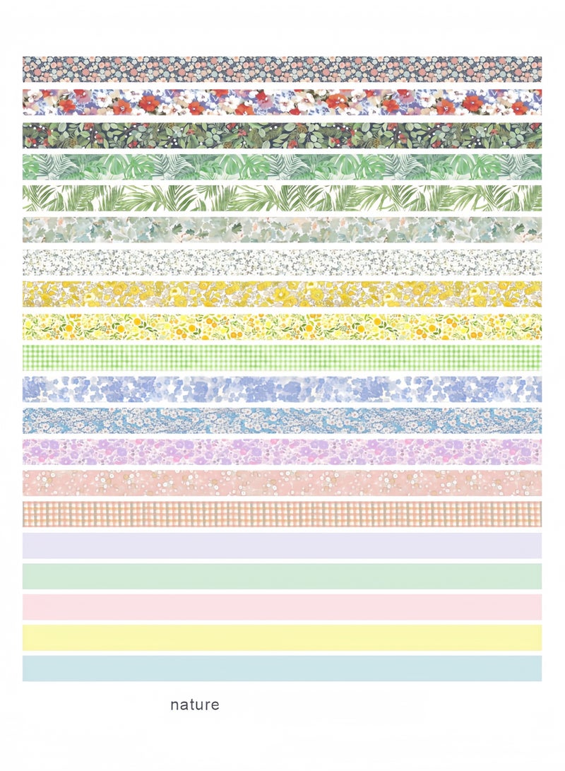 20 Rolls Combination Package Journal Thin Tape Retro Washi Tape Ancient Style Diary Tape Creative Decoration DIY Student - Image 2