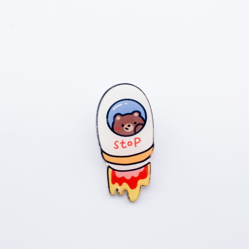 Acrylic Colorful Brooch For Kids