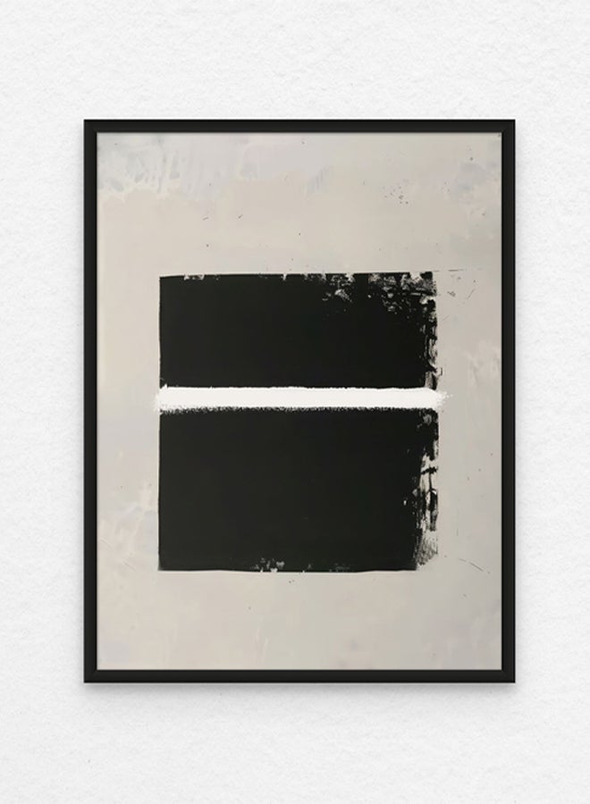 Art Decor Art Decor Framed Abstract Islamic Wall Art of Ka'bah Minimal Kaa'bah Painting Fine Art Wall Décor for Living Room Bedroom Dining Room Office Gifting - Image 1