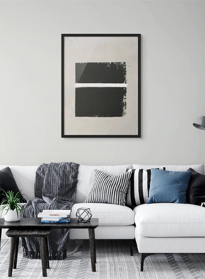 Art Decor Art Decor Framed Abstract Islamic Wall Art of Ka'bah Minimal Kaa'bah Painting Fine Art Wall Décor for Living Room Bedroom Dining Room Office Gifting - Image 2