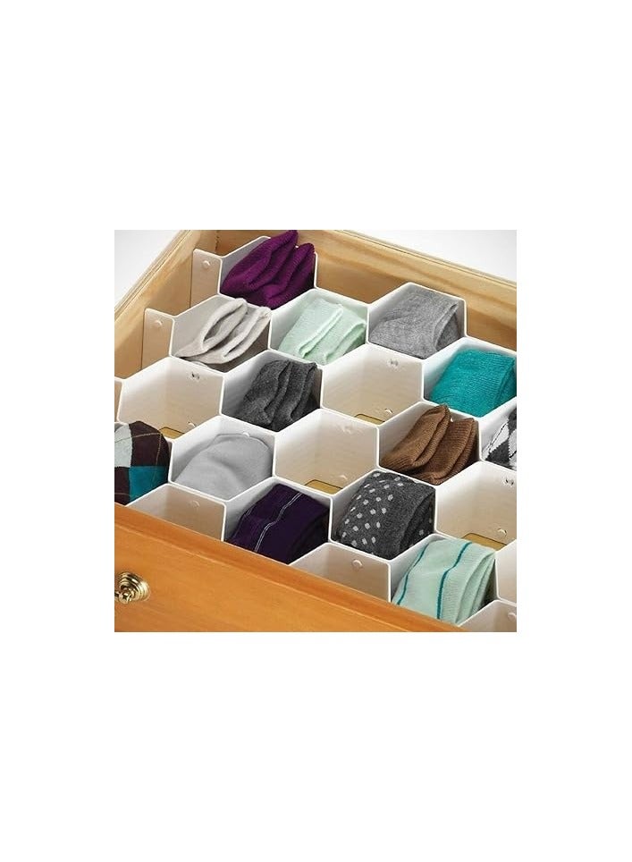 Plastic Drawer Organizer for under wears & socks - Multi Color  - Image 3