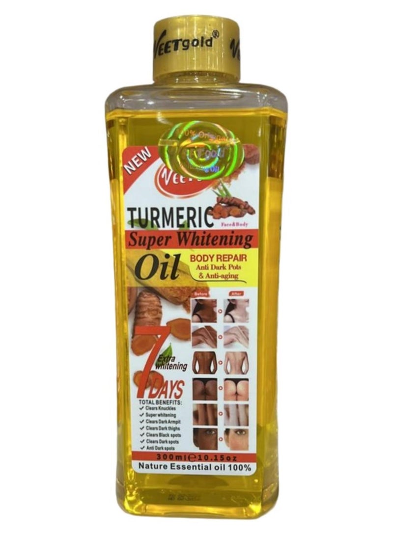 Veet gold Turmeric Super Whitening Oil 300 ML