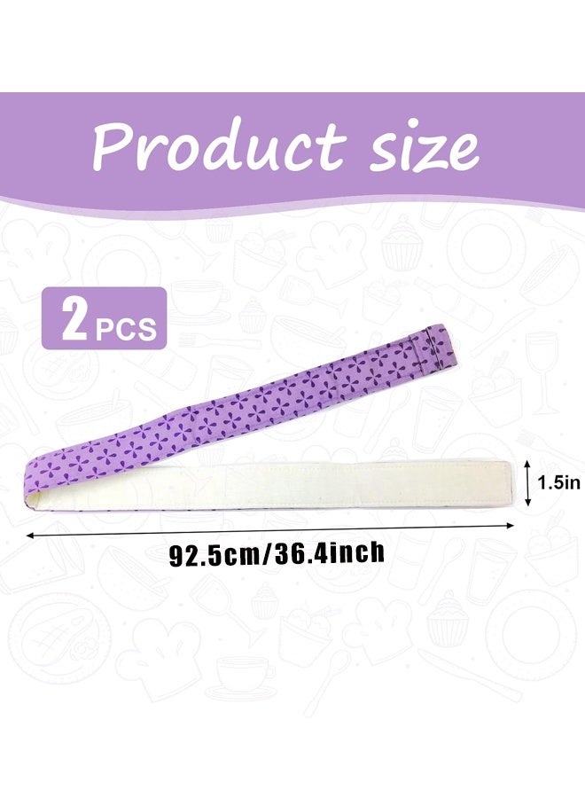 2PCS Super Absorbent Cotton Cake Pan Dampen Strips Baking Supplies - Image 2