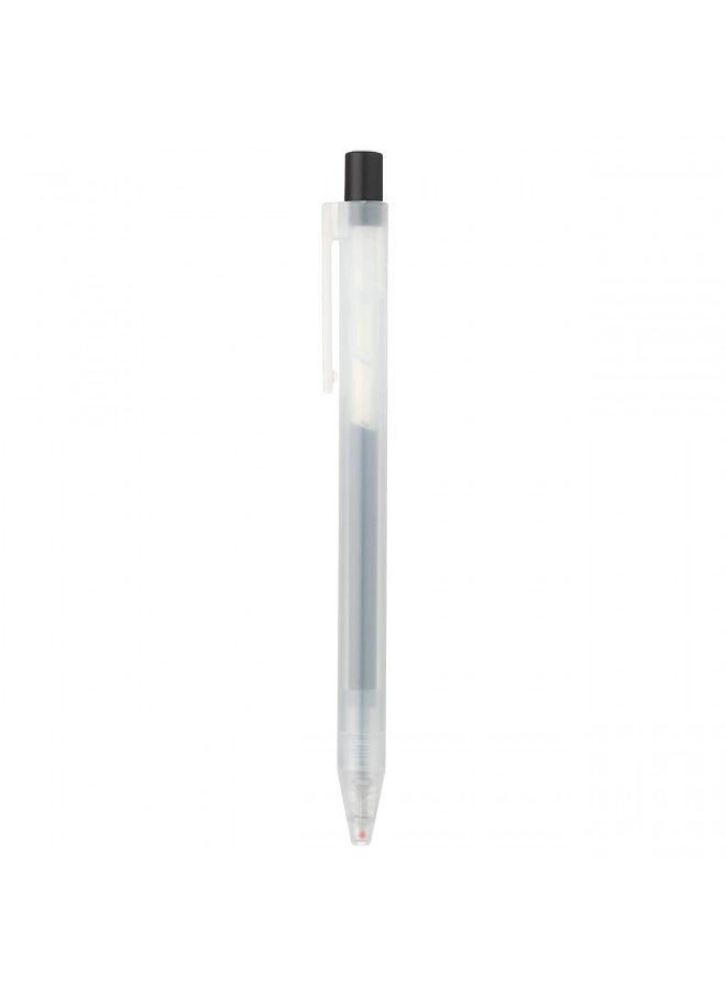 MUJI MUJI Smooth Gel Ink Ballpoint Pen Knock Type 10-Pieces Set, 0.5 mm Nib Size, Black  - Image 2
