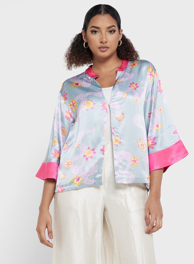 Desert Cove Floral Printed Shirt - Image 1