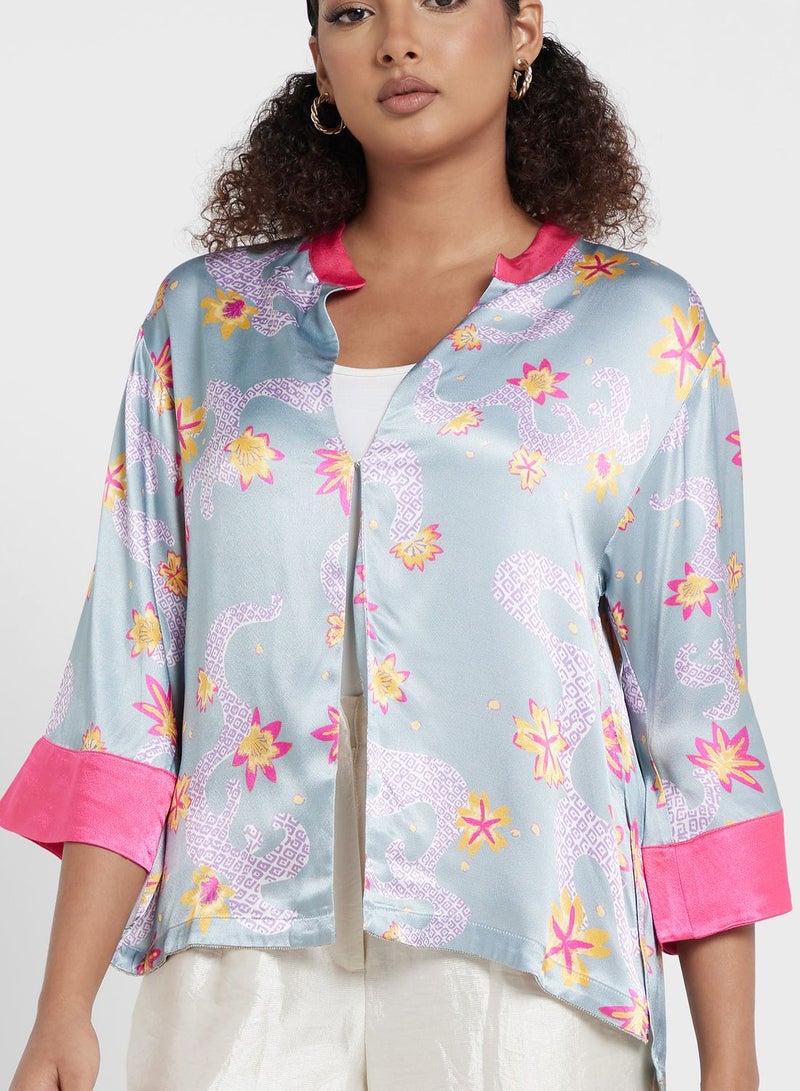 Desert Cove Floral Printed Shirt - Image 3