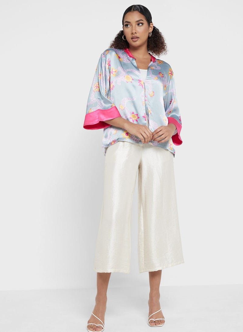 Desert Cove Floral Printed Shirt - Image 4