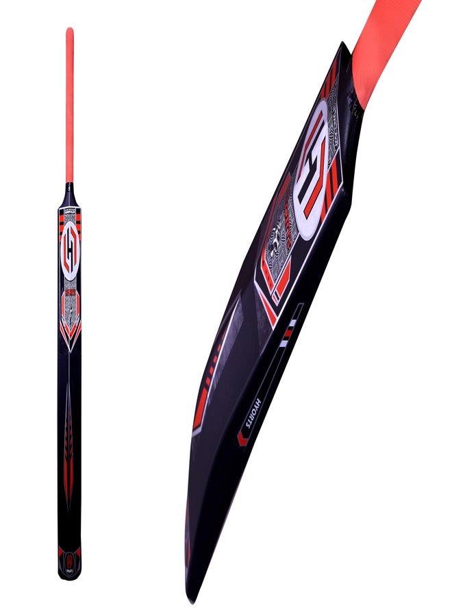 HYORTS Lightweight Fiber Plastic Cricket Hard Hitting Bat - Black Colour - Image 2