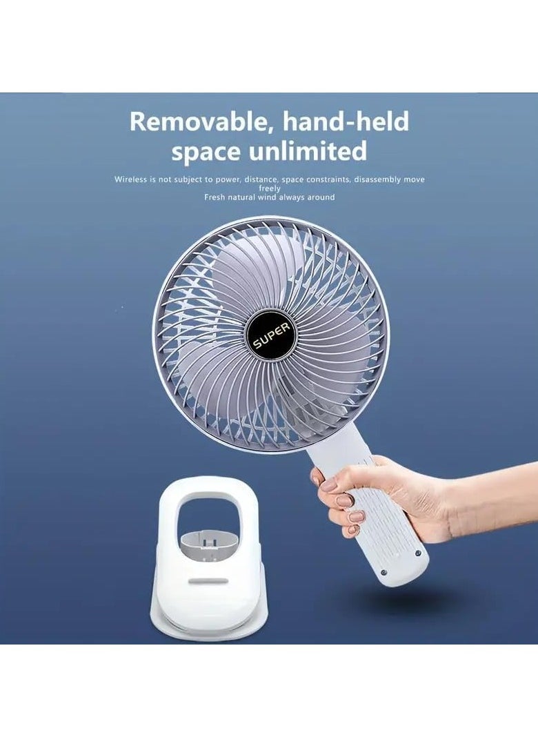ماركة غير محددة - مروحة صغيرة تعمل بمشبك USB مع 3 إعدادات للسرعة و360 درجة؛ إمكانية التعديل - مناسبة لسطح المكتب والمكتب والاستخدام الخارجي - Image 1