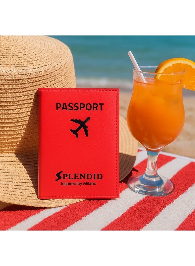 إسبليندد كفر باسبور سبلينديد أحمر - Image 4