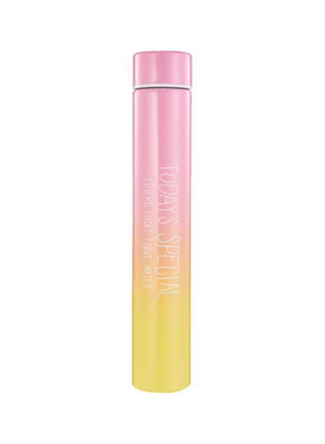 NIBEMINENT Thermos Vacuum Water Bottle Pink/Yellow 25x5.3centimeter