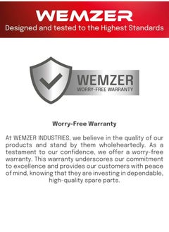 WEMZER INDUSTRIES WEMZER | Premium Ceramic Brake Pads |D1060-4KJXA-WZ|Compatible With: Nissan, Renault (Find Fitting Compatibility in Description)  - Image 4