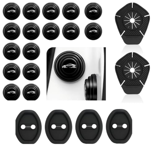 TAZLYN car Accessories car Combo Set Wiper pad 2 PCs car Door Lock Protector Cover 4PCS Doors Rubber Sticker Silicone 20pcs Noise-Reducing Stickers Combo 3 Set Offer car Accessories 2025 - Image 1