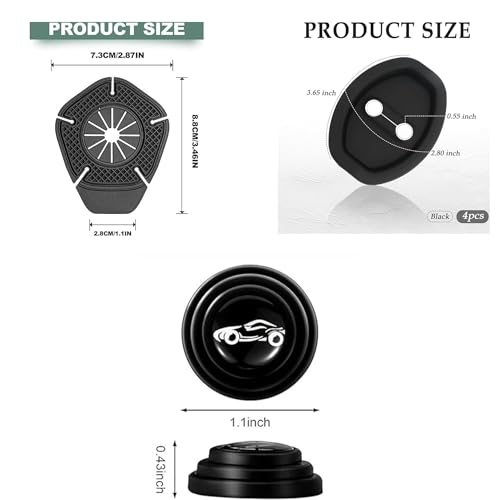 TAZLYN car Accessories car Combo Set Wiper pad 2 PCs car Door Lock Protector Cover 4PCS Doors Rubber Sticker Silicone 20pcs Noise-Reducing Stickers Combo 3 Set Offer car Accessories 2025 - Image 2