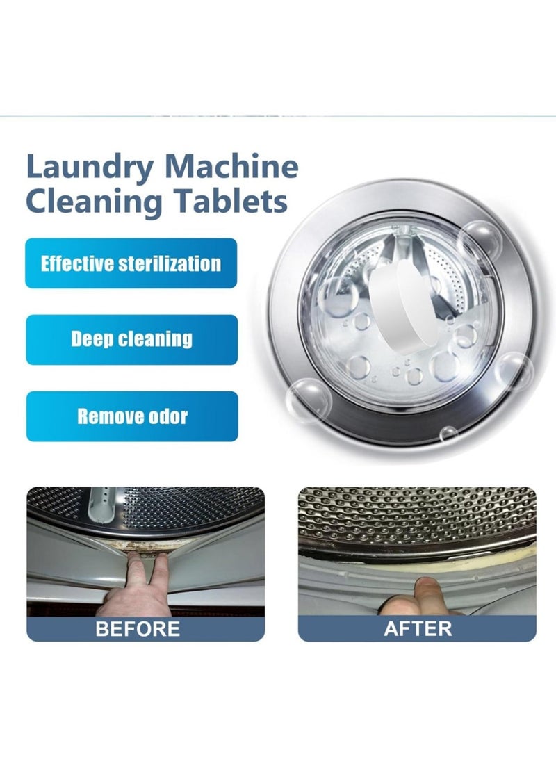 Washing Machine Cleaner Descaler 24 Pack - Deep Cleaning Tablets For HE Front Loader & Top Load Washer, Septic Safe Eco-Friendly Deodorizer, Clean Inside Drum and Laundry Tub Seal  - Image 4