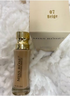 Miss Rose Moisturizing Liquid Foundation Facial Makeup  Long-lasting Non-smudge Natural Clear Concealer Lightweight Even Skin Tone  - Image 3