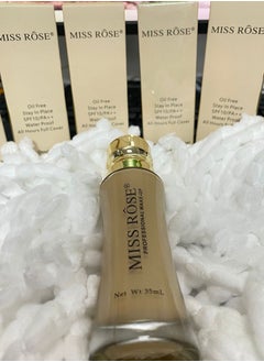 Miss Rose Moisturizing Liquid Foundation Facial Makeup  Long-lasting Non-smudge Natural Clear Concealer Lightweight Even Skin Tone  - Image 5