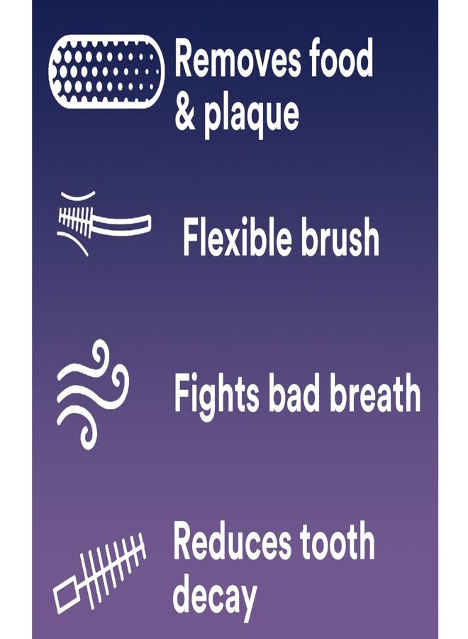 DenTek Advanced Clean Slim Brush Interdental Cleaners, Extra Tight Between Teeth Brushes, Plaque Removal, Dental Picks for Oral Care, Fresh Mint Mouthwash Blast, 32 Count (Pack of 1 - Image 5