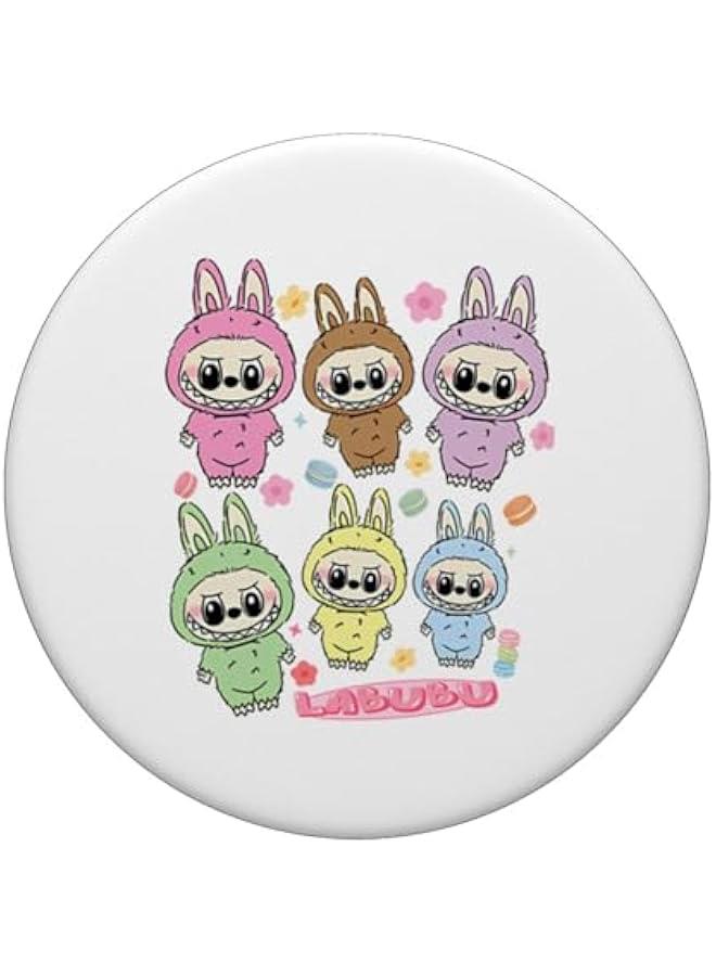 Arabest Funny Labubu Lover Cute Labubu The Monsters Women PopSockets Adhesive PopGrip - Image 3