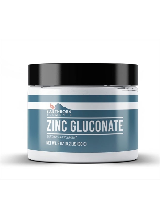 earthborn elements Zinc Gluconate 3 oz, Always Pure, No Fillers Or Additives - Image 1