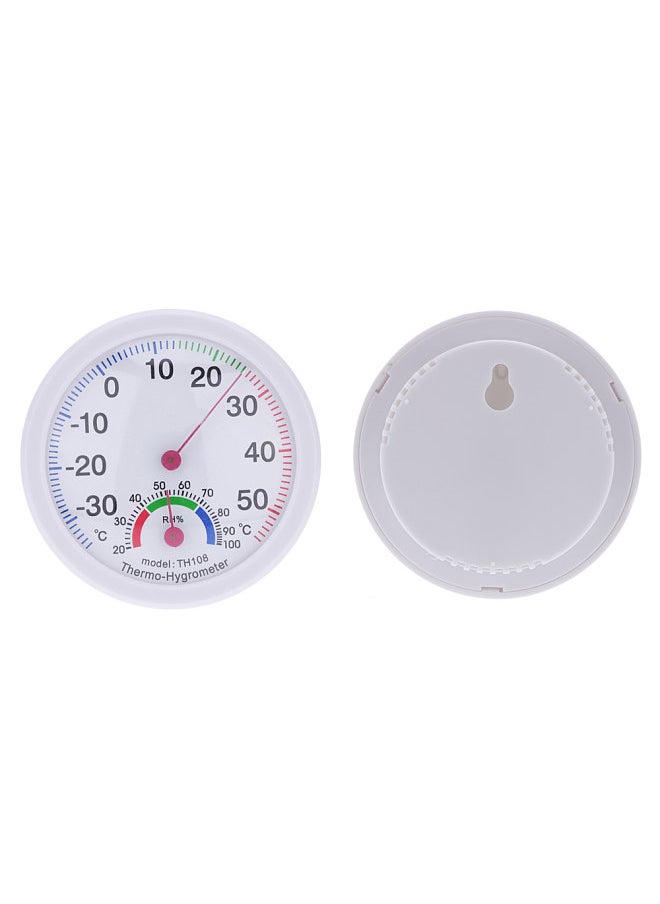 -35~55°C Mini Indoor Analog Temperature Humidity Meter Thermometer Hygrometer