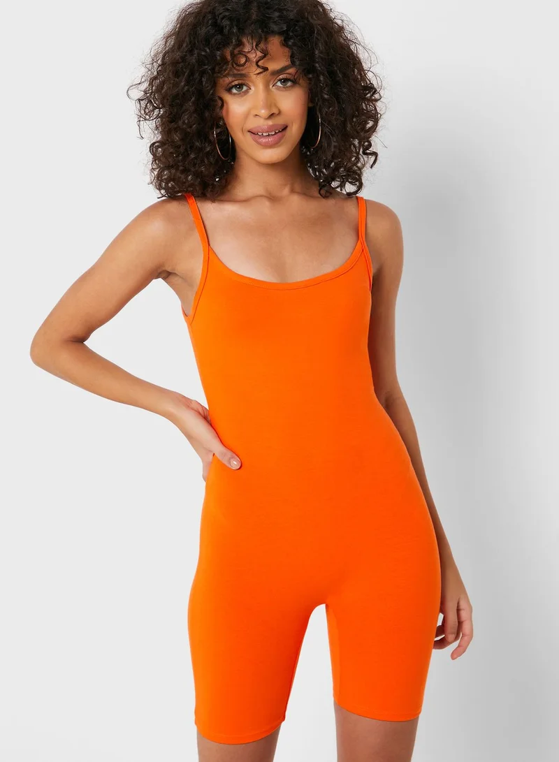 FOREVER 21 Scoop Neck Unitard