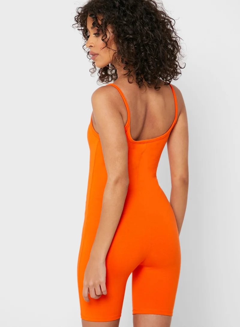 FOREVER 21 Scoop Neck Unitard